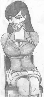 snowking68, lois lane, dc, dc comics, superman (series), bondage, gag, gagg...