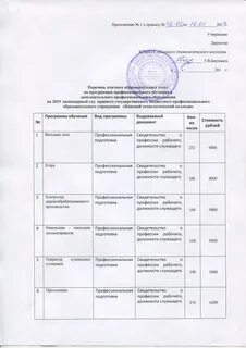 Программа платных образовательных услуг