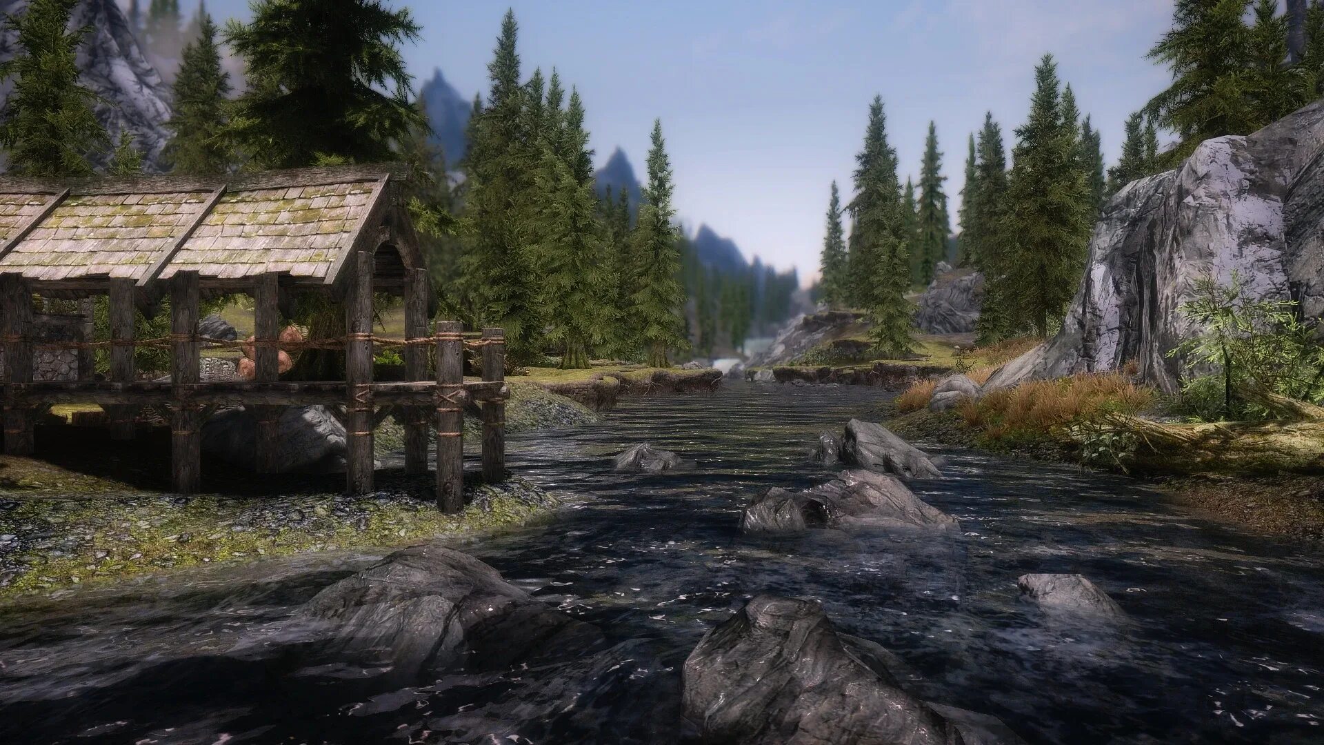 Skyrim collections. Скайрим ЕНБ. Природа Скайрима. Skyrim красивые места. Скайрим ENB.