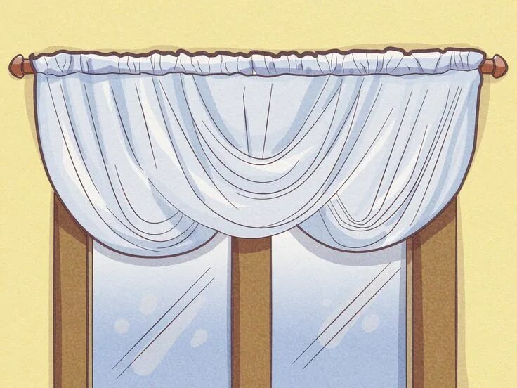 The curtains are in on the. Шторы туториал. to hang curtains. простой рисунок вешать тюль. hang a curtain.
