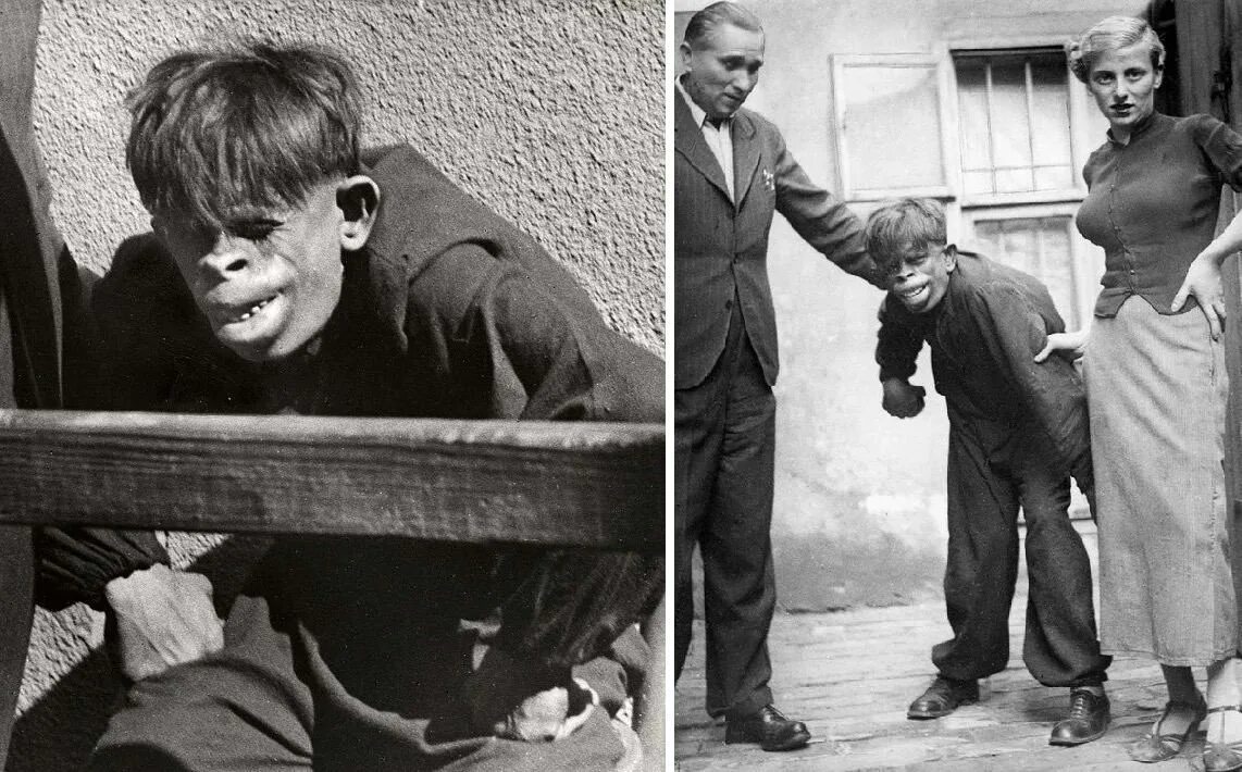 Скрещивание людей дети. Человек-обезьяна, найденный в джунглях Бразилии, 1937 г.. Человек-обезьяна Бразилия 1937. Гибрид обезьяны и человека СССР.