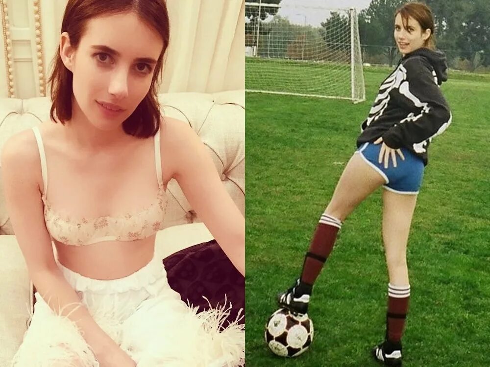 Emma Roberts Hot Photoshoot In Bra! - YouTube