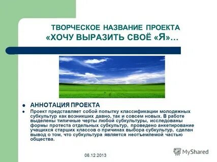 Авторами представлен проект