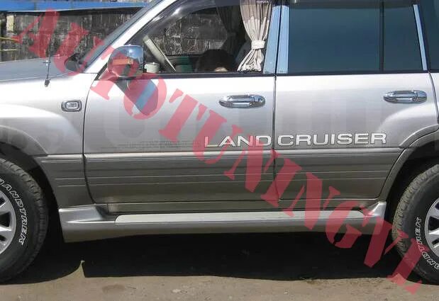 пороги трубы ленд крузер 100. подножки хром land cruiser 100. подножки крузер 100. подножки toyota land cruiser 100. подножка ленд крузер 100.