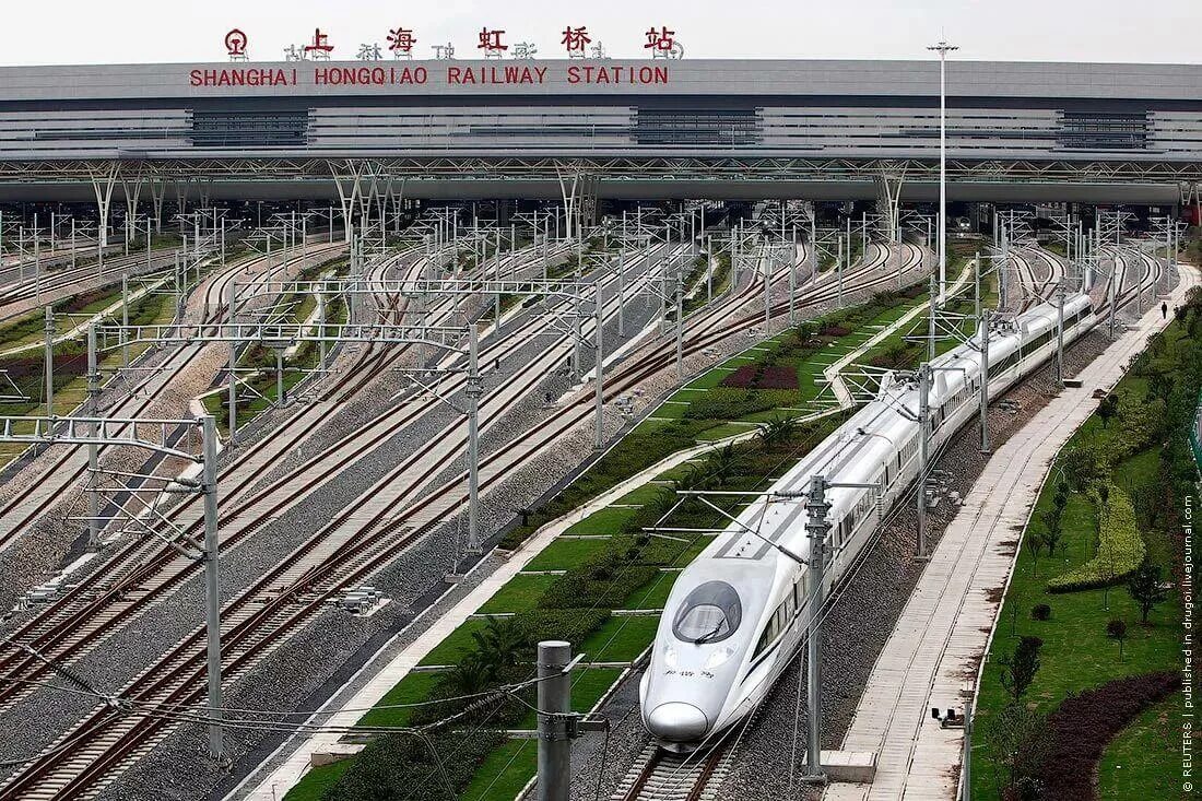 Shanghai hongqiao railway