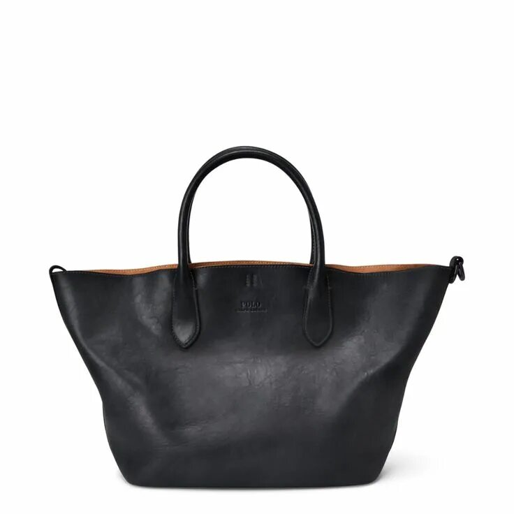 Lauren Ralph Lauren Print Faux-Leather Reversible Tote. Nappa Leather large Bellport Tote. Medium leather