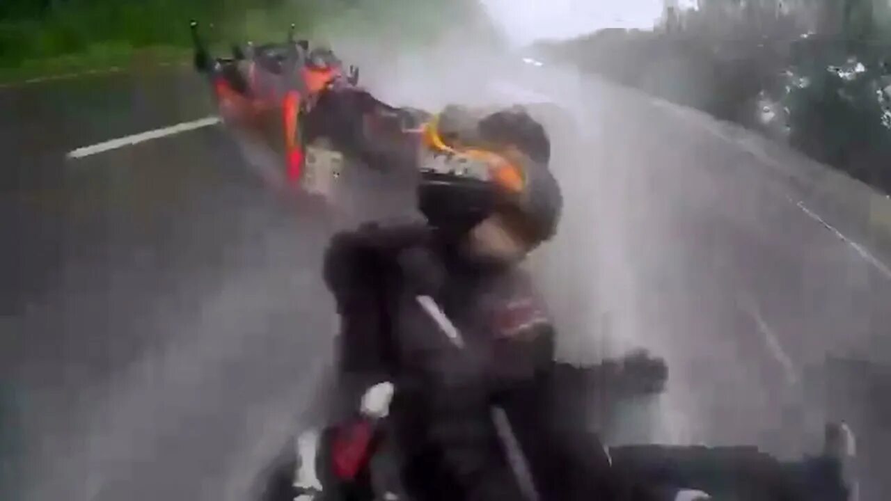 Crashing rain