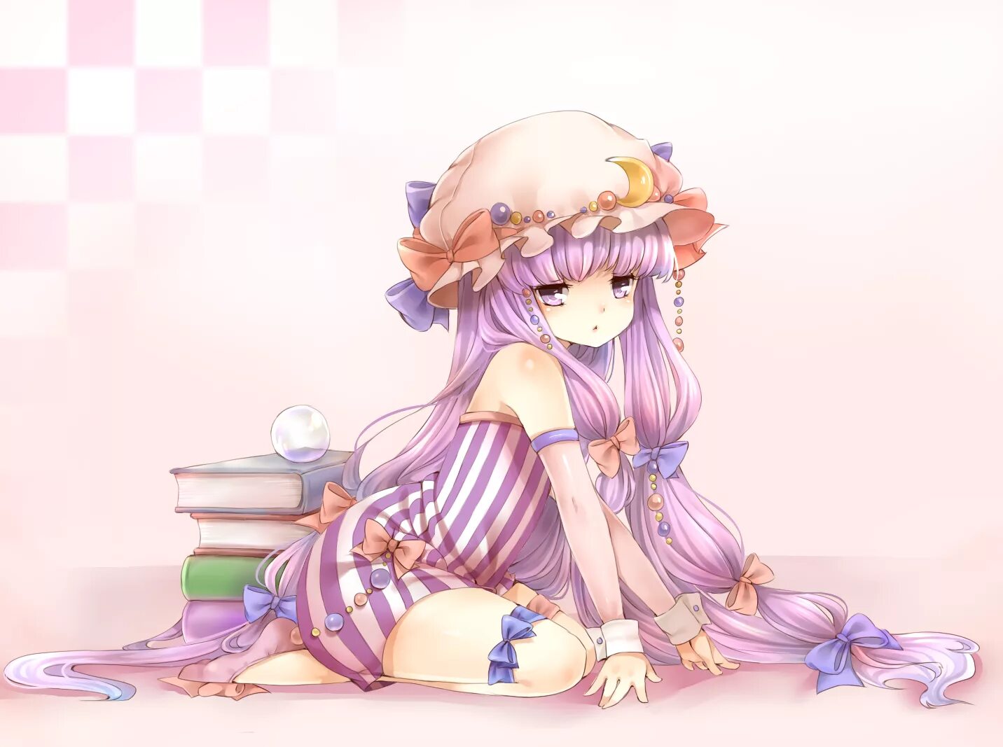 Пачули для моей девчули. Пачули нолидж. patchouli knowledge аниме. touhou пачули. обои touhou project patchouli.
