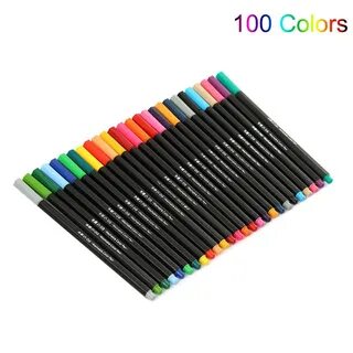Новинка 100 цветов Премиум ручка для рисования акварельные Маркеры Ручка эффект