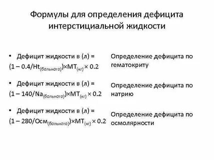 Определить дефицит