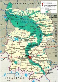 С кем граничит омская область