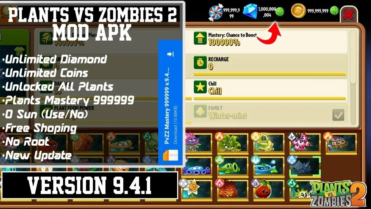 Unlock plant. Plants vs Zombies 2 Hacked all Plants Unlocked платные.