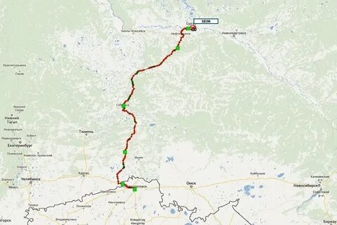 Нижневартовск томск расстояние