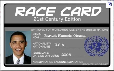 Race card