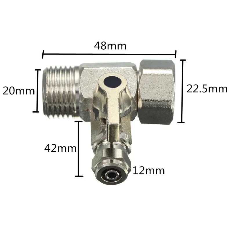 Тройник с краном 1/2-1/2-1/4 f9007. Тройник с краном 1/2-1/2-1/4 f9007 (ITA Filter). Адаптер-вентиль для подключения фильтров 1/2х1/2х1/4 Гейзер. Кран (тройник) для подключения питьевых систем к водопроводу (25372). Кран для подключения фильтра для воды