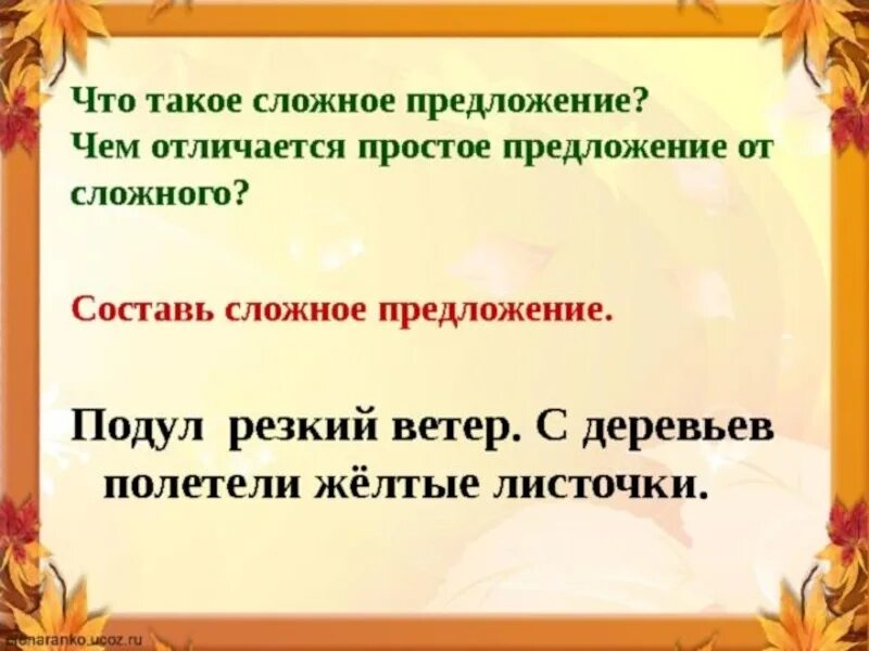 Четыре любых предложения