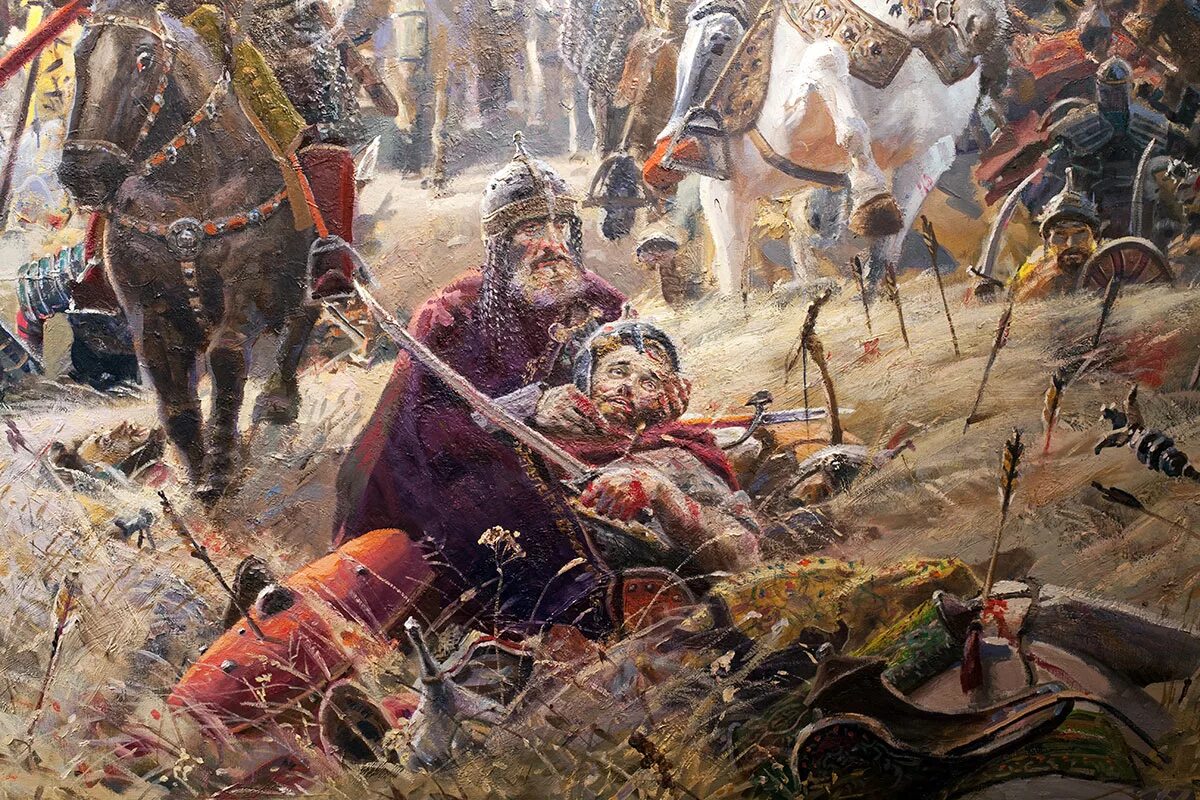 Куликовская битва Рыженко. Борьба против славян