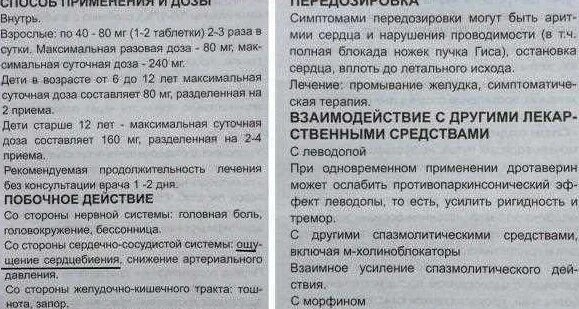 Сколько можно пить ношпу в день