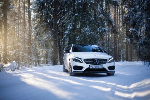 Зимний mercedes