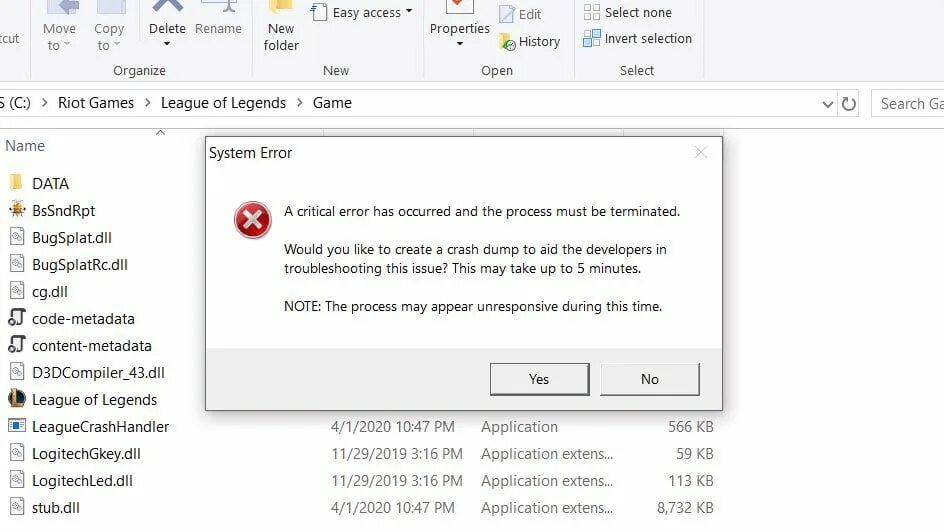 Create dump