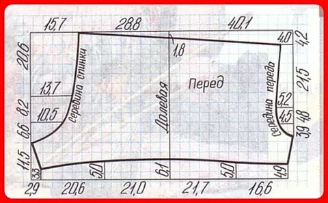 Размеры выкройки шорт мужских