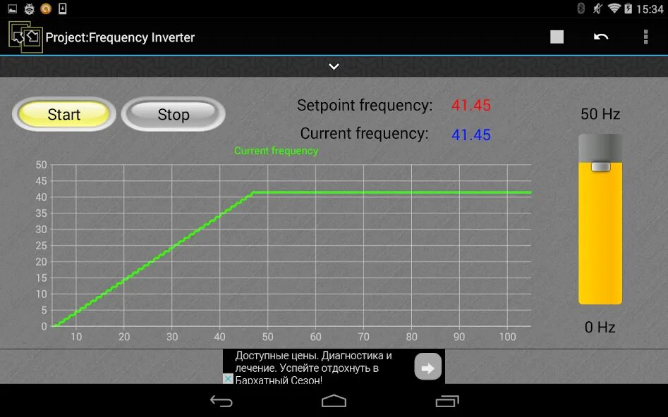 Hmi modbus. Android as hmi.