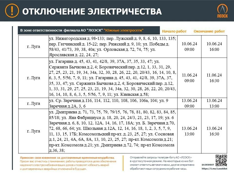 График отключения электроэнергии в пмр 14 января 3 декабря в Воронеже отключат свет в домах 20 улиц: список адресов МК Воронеж