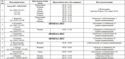 Мфц лысково график работы и телефон