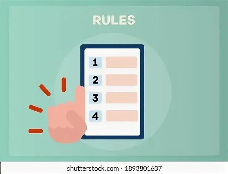 Rule list. Rule list
