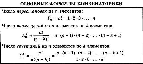 Задачи по комбинаторике с решениями. Формулы сочетания размещения перестановки. Задачи на сочетание комбинаторика. Число размещений задачи. Задачи на сочетание.