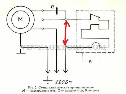 Схема электрического подключения насоса