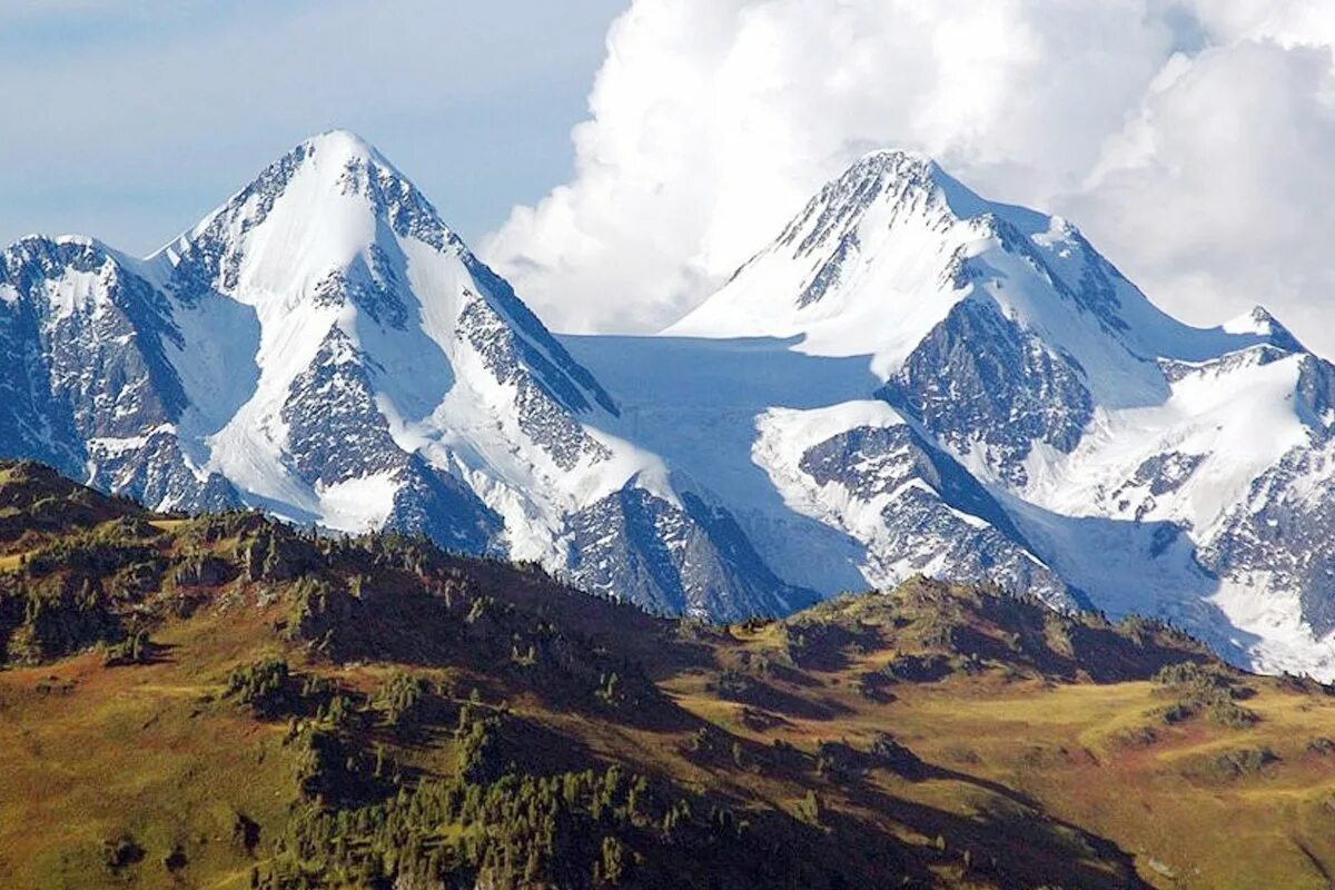 Самая высокая вершина сибири гора. Белуха горный Алтай. Гора Белуха горный. Белуха Алтай вершина. Священная трехглавая вершина Белуха (Алтай).