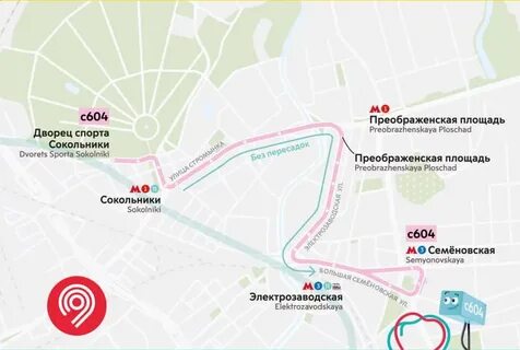 Большая семеновская на карте москвы
