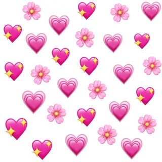 heart hearts flower flowers emoji emojis pinkheart. 