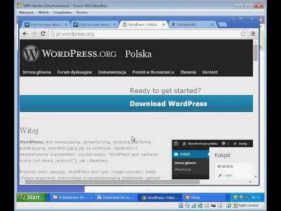 Wordpress windows. Wordpress windows
