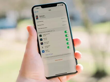 Iphone backup