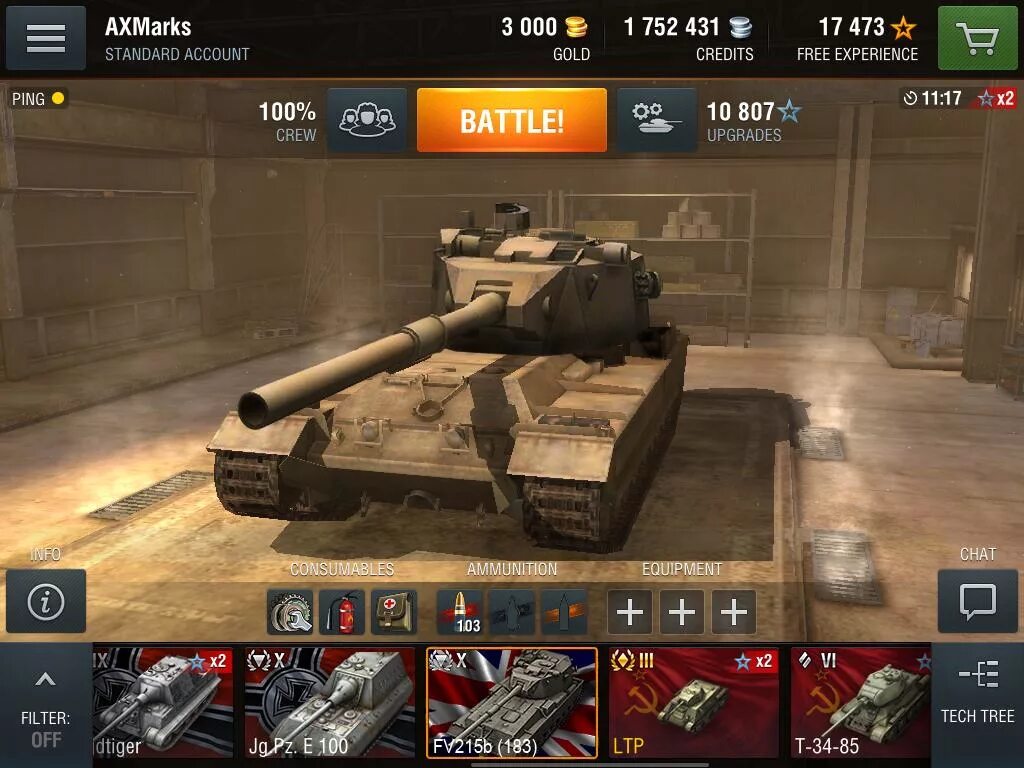 Танки блиц нации. Fv215b 183 Blitz. Fv215b Blitz. World of Tanks Blitz fv215b 183. ФВ 215 B 183 ангар блиц.