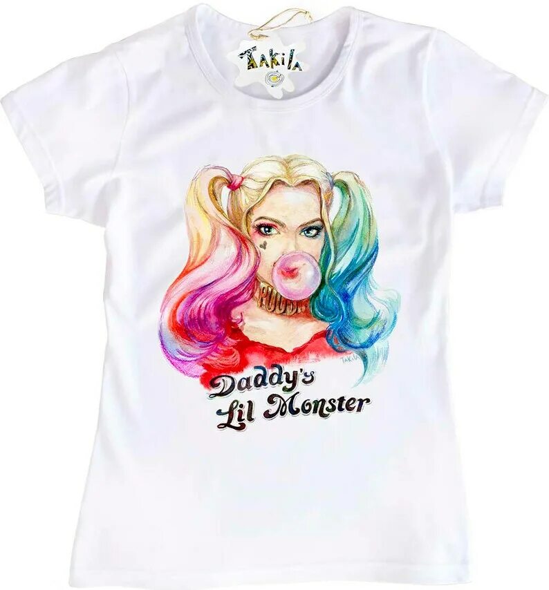 Daddy's lil. Футболка Харли Квинн Daddy Lil Monster. Харли Квинн Daddy's Lil Monster. Daddy's Lil Monster футболка. Футболка Харли Квин Daddy’s Lil Monster.