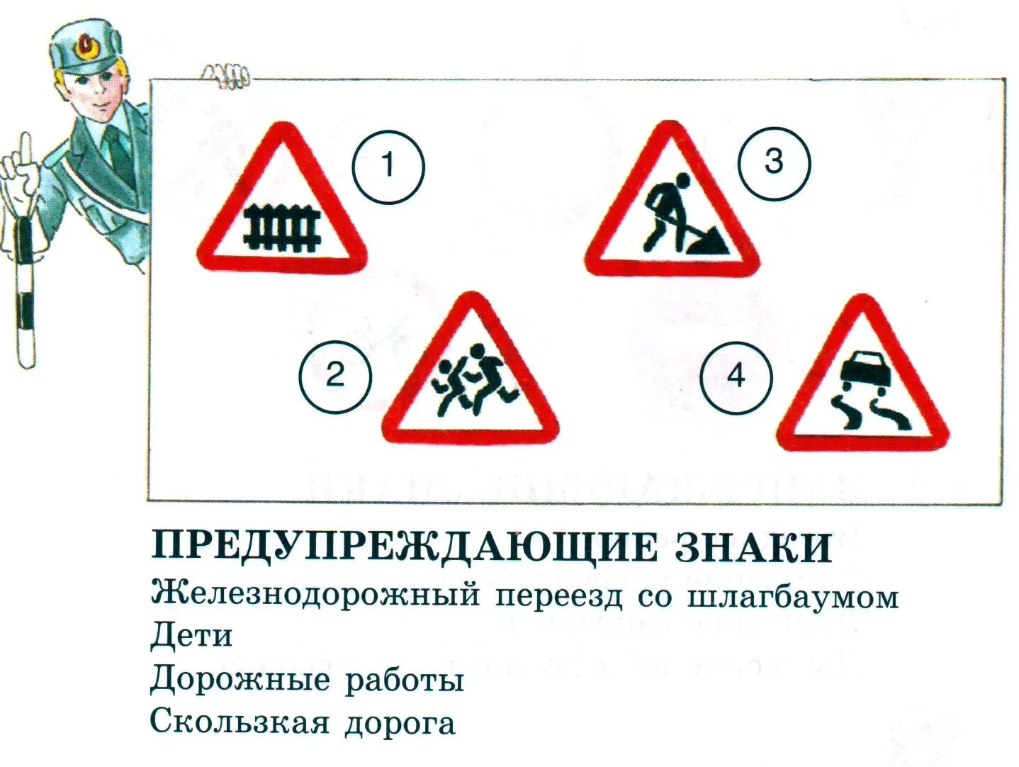 Какой знак предупреждает об опасности на дороге. Знаки дорожного движения для дошкольников. Рисунки дорожных знаков. Знаки дорожного движения для детей в детском саду. Предупреждающие знаки для детей.