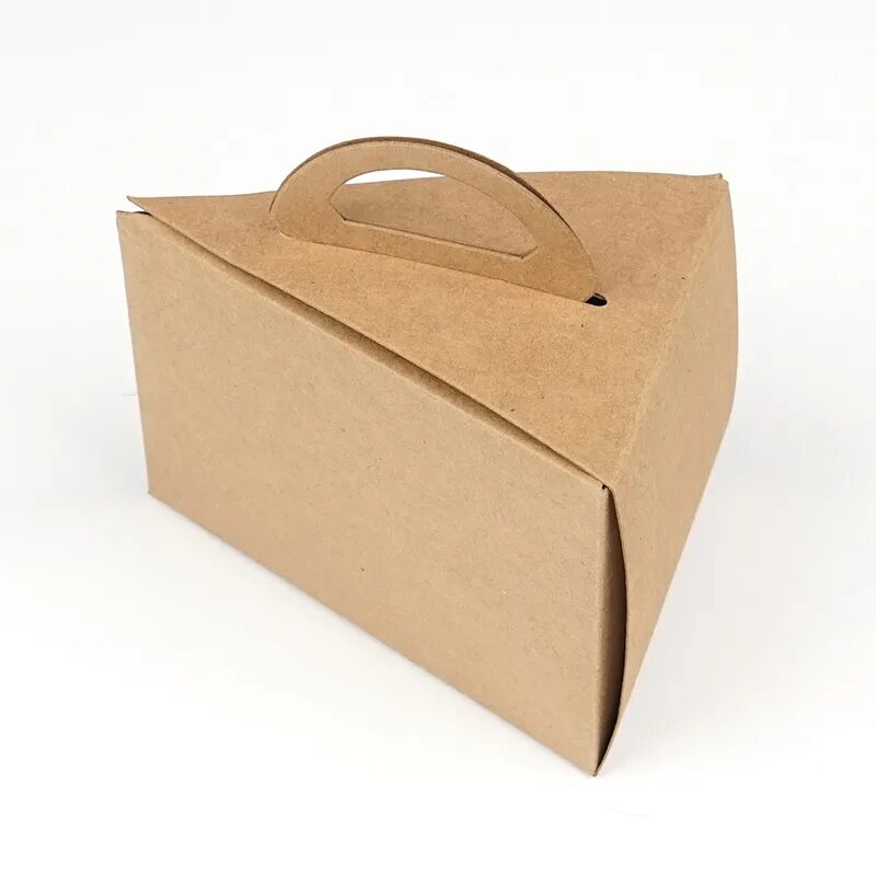 Картонные коробки для тортов. Упаковка eco box with handle (200шт./кор.). ручка для картонной коробки. картонная коробка с ручкой. коробки картонные треугольные.