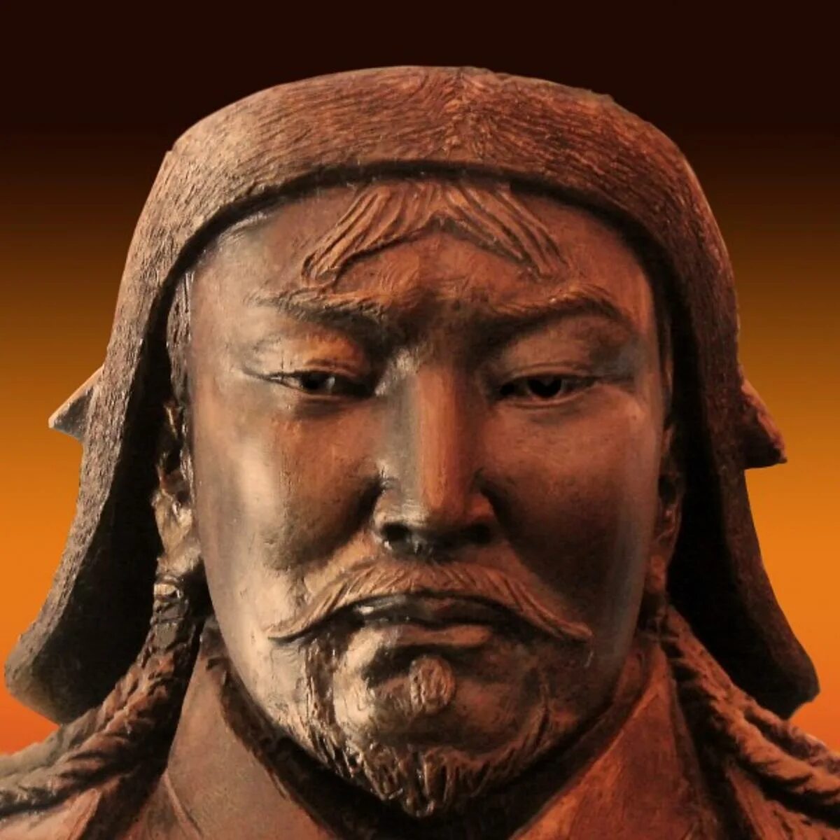 Первым ханом стал. Чингис Хан портрет.
