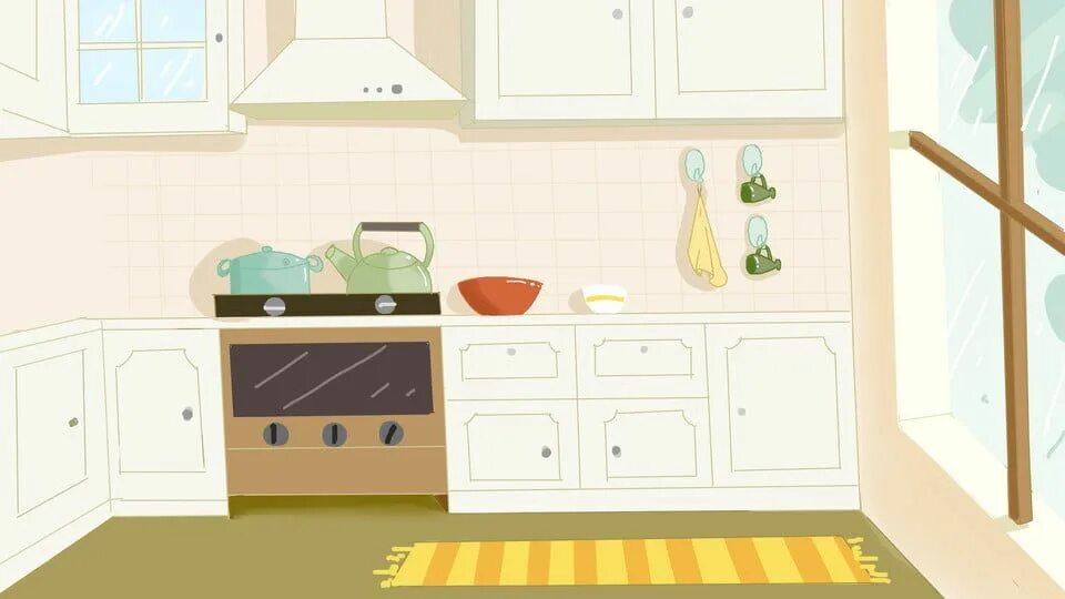 Кухня нарисованная детьми. Мультяшная кухня. фон кухня для детей. кухня рисунок. кухня из мультика.