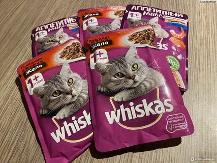 Whiskas вкусные подушечки