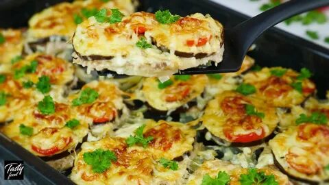 Мясо по французски с баклажанами