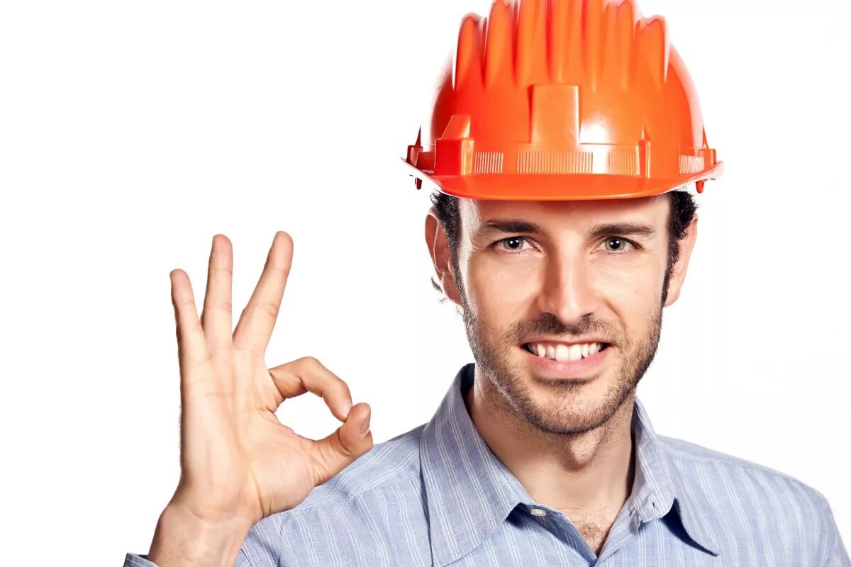 Строитель разговаривает по телефону. Мужчина в каске. Инженер думает картинка. Удивленный инженер. Рабочий думает.