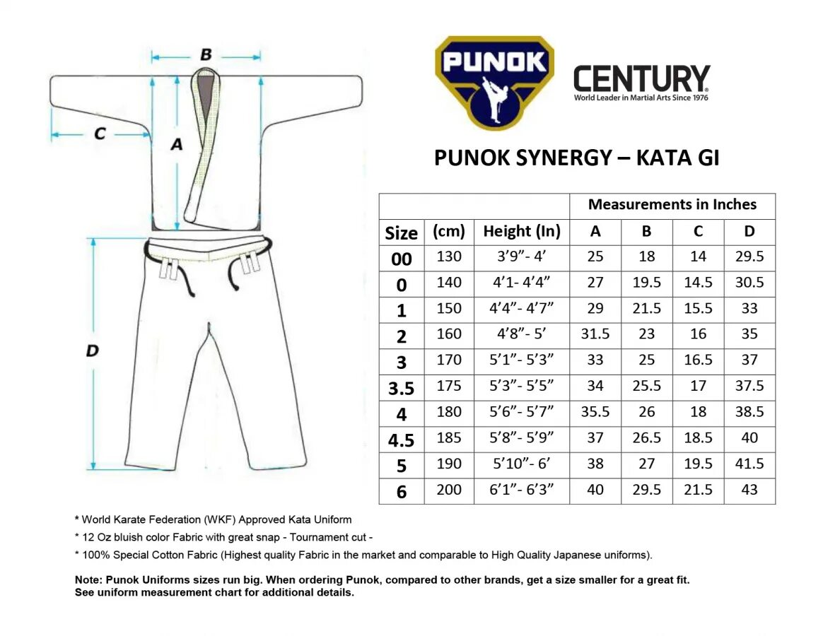Uniform size