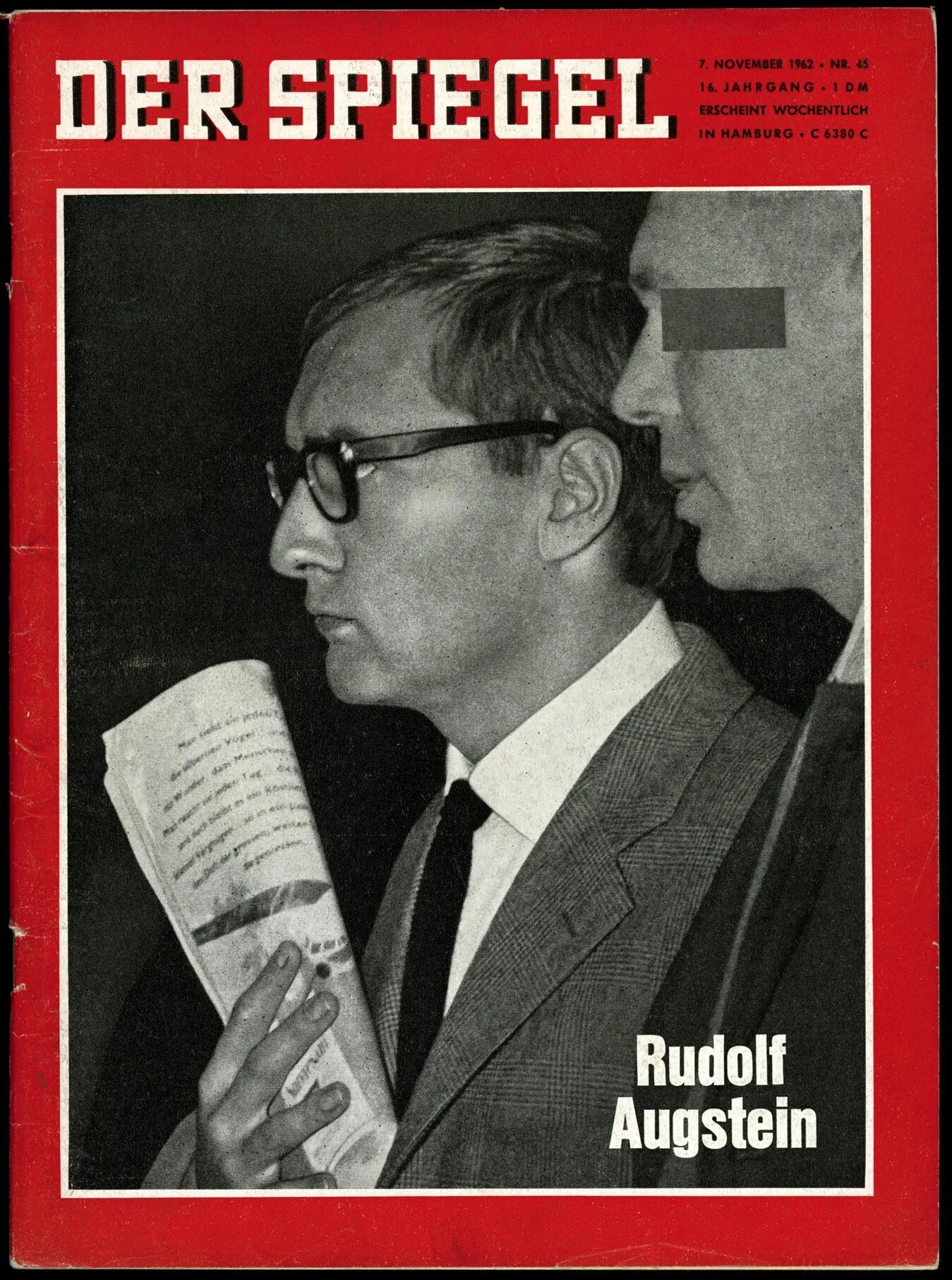 Der spiegel. Рудольф аугштайн. дер шпигель. газета spiegel. spiegel, 1962.