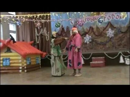 Выход бабы яги на утренник