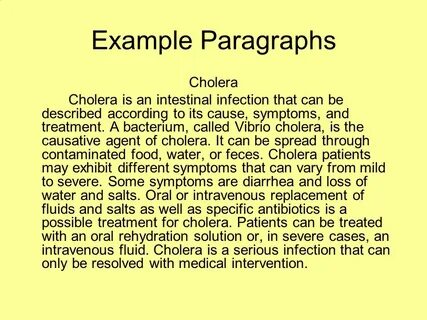 Paragraph example