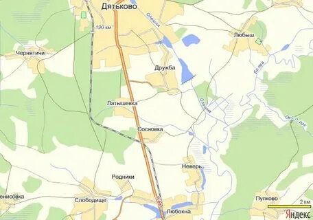Карта дятьково